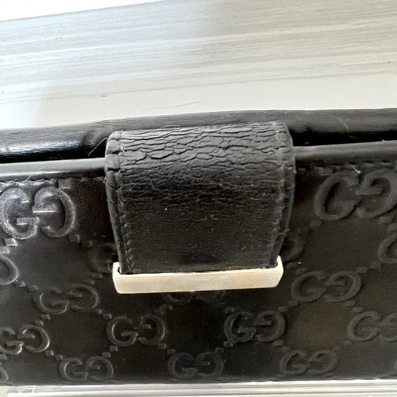 Gucci Guccissima Black Leather Wallet - Picture 6 of 10